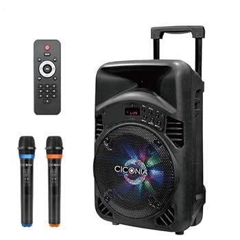 Amazon | CICONIA トロリースピーカー CTX08BS ワイヤレスマイク